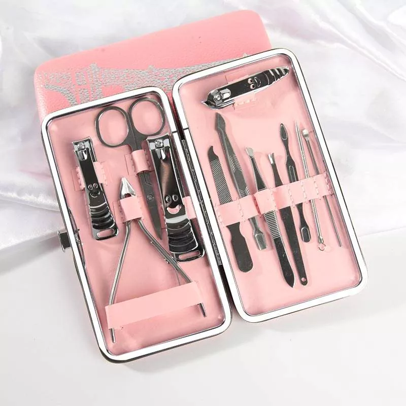 Ensemble de coupe-ongles 12pcs avec sac PU