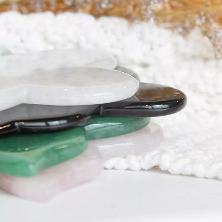 Ensembles de roller jade gua sha