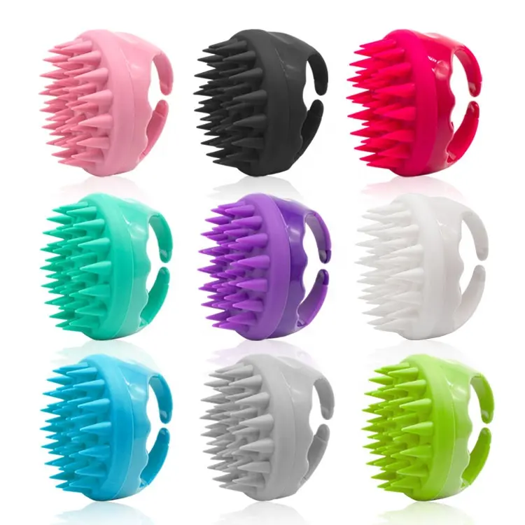 Brosse à shampoing en silicone