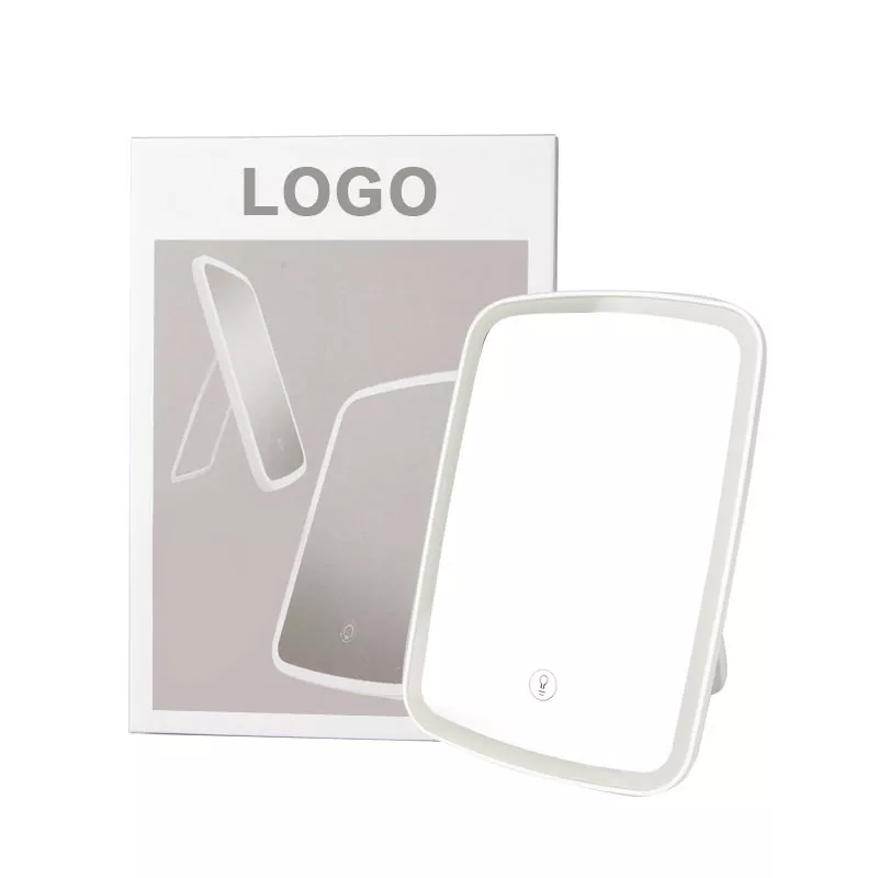 Miroir de maquillage à LED de table